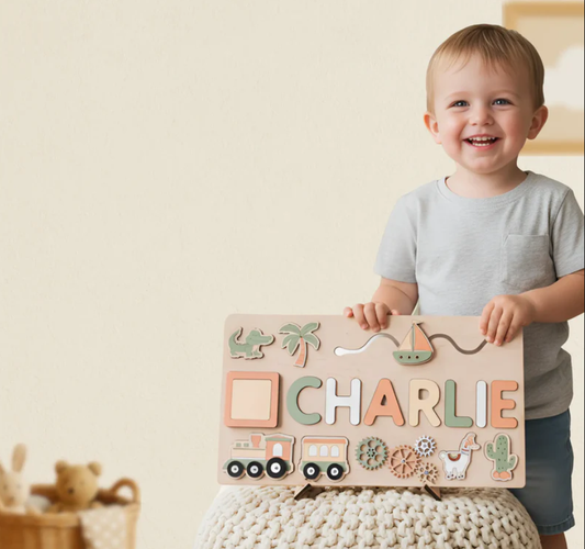Personalized Name Puzzle – Custom Made for Your Little One